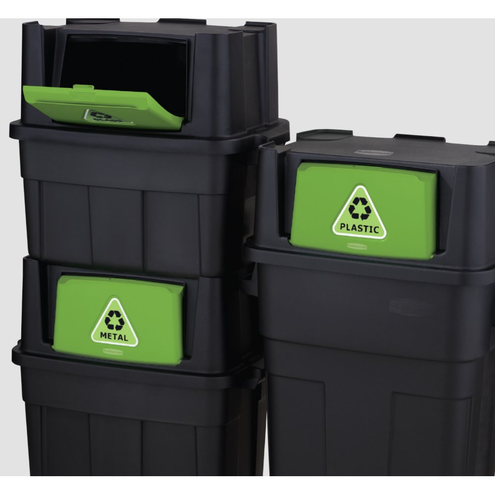 Stackable deals recycle bins